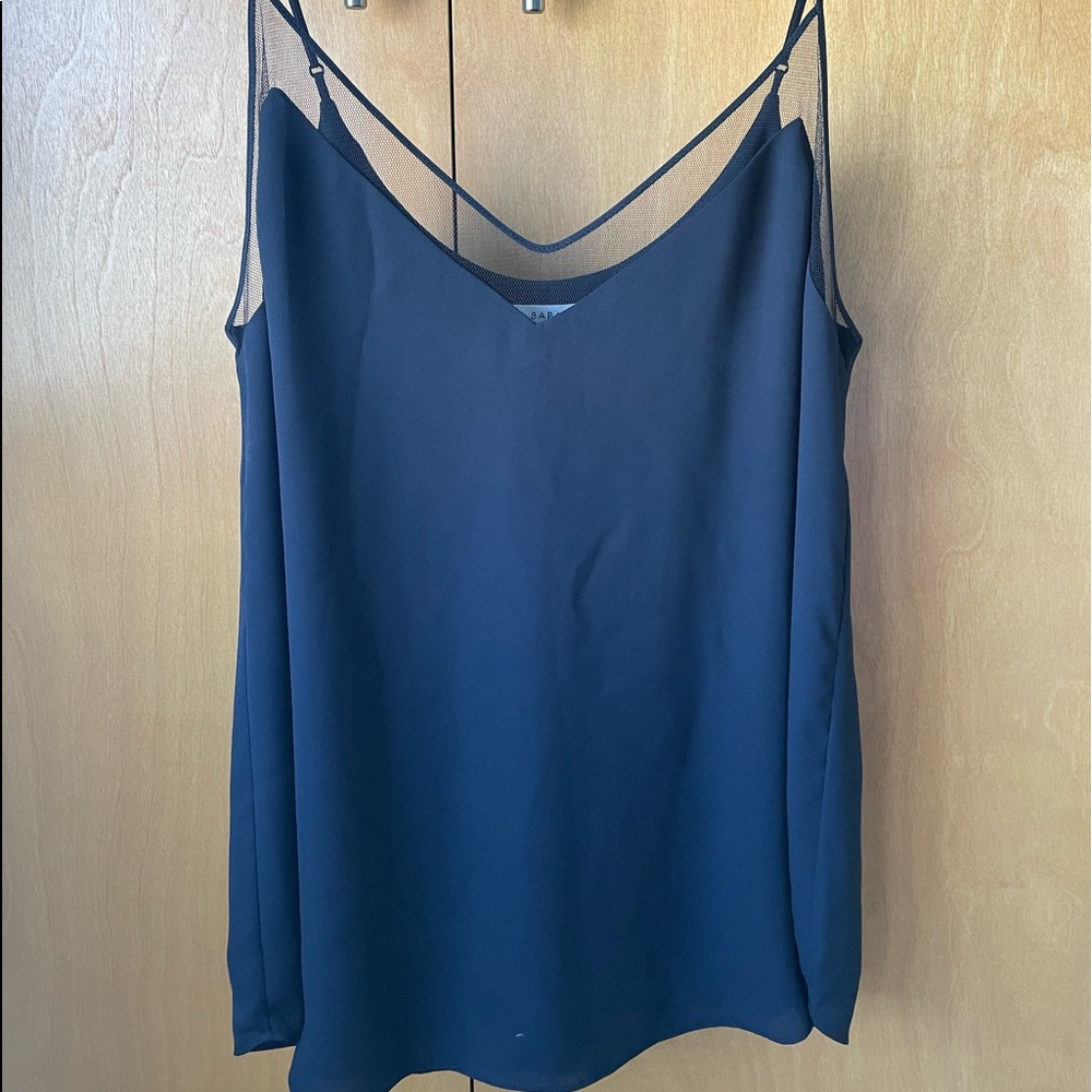 Aritzia Silk-like delicate spaghetti strap blouse